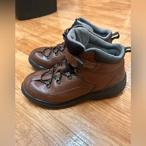 Dr Comfort Leather Vigor Womens ortho Hiking Boots Size 6.5  Brown